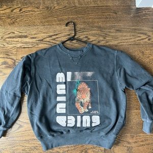 Anine Bing Cotton Wild Cat sweatshirt